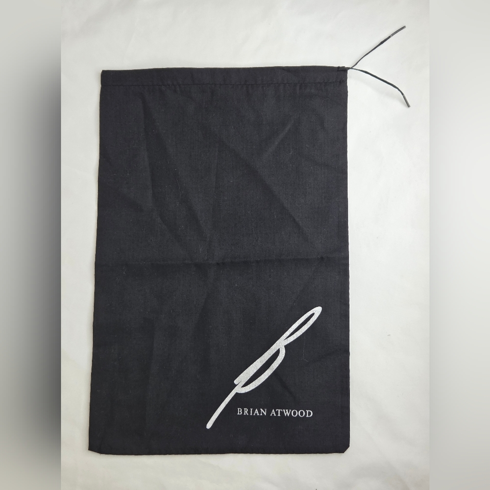 Brian Atwood 10"x 16" Inch Black Shoes Dust Bag